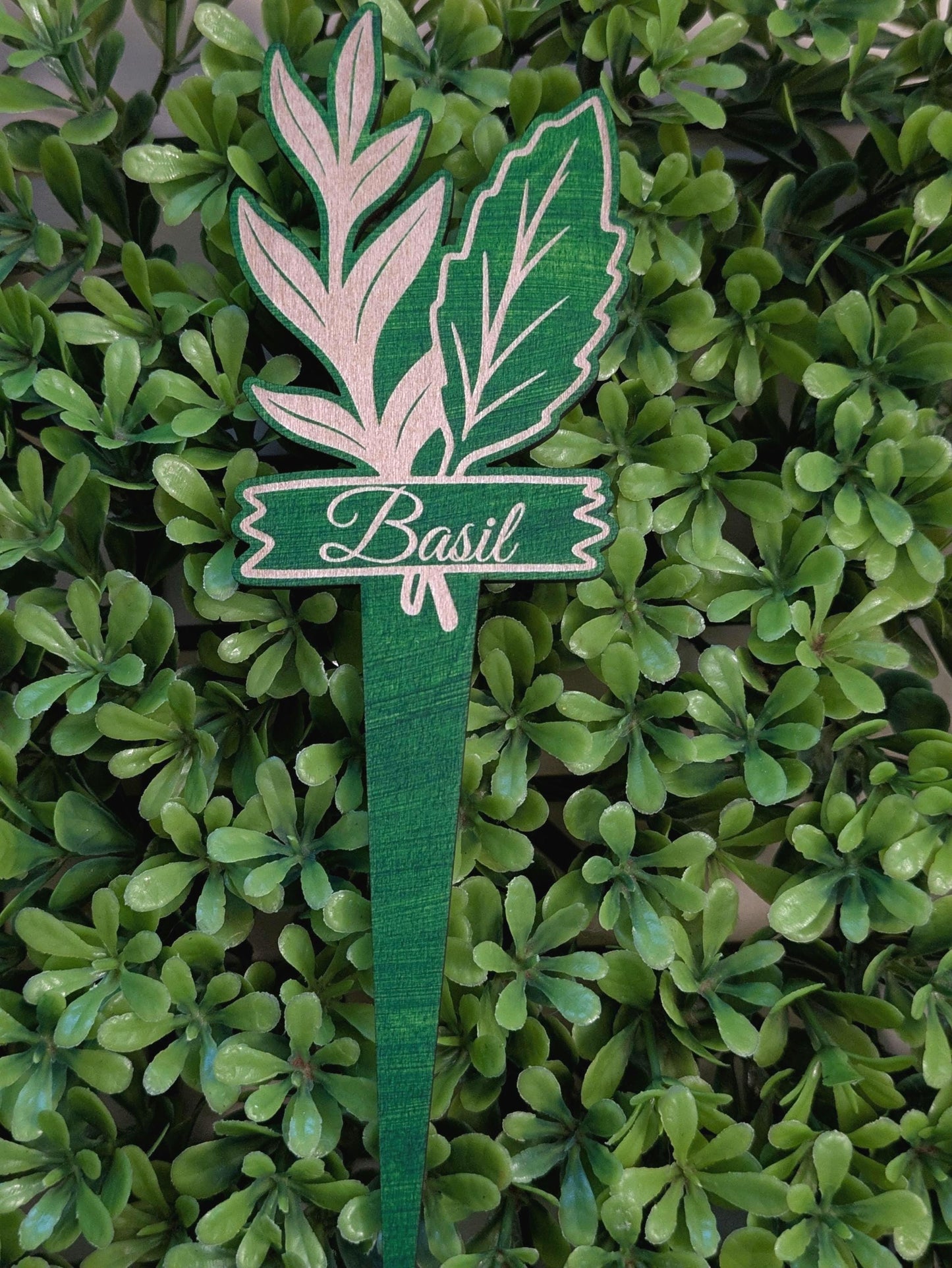 Whimsical Wooden Plant Stakes - Set of 3