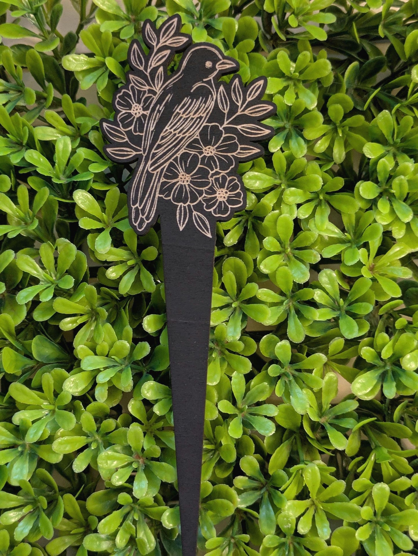 Whimsical Wooden Plant Stakes - Set of 3