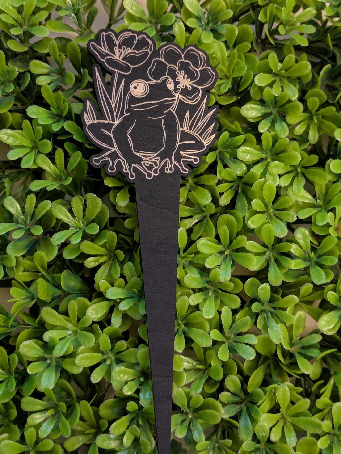 Whimsical Wooden Plant Stakes - Set of 3